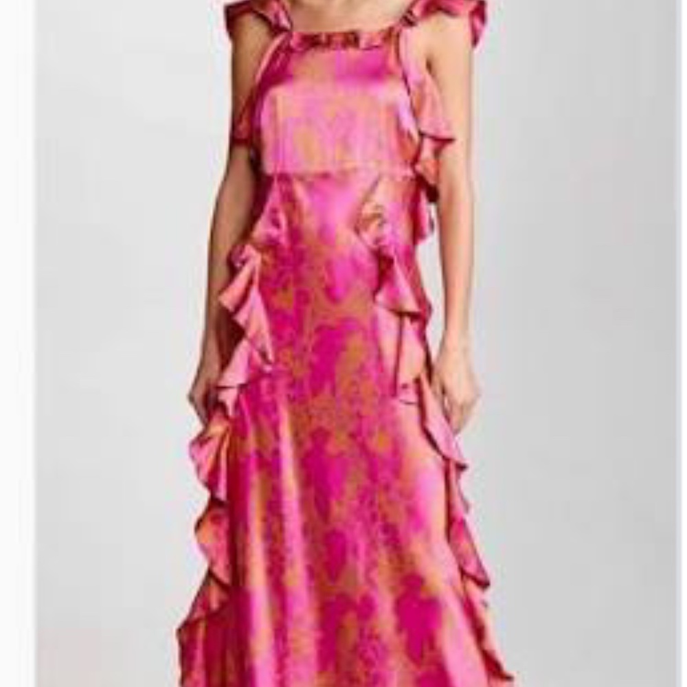 Tanya Taylor Haven Dress in Pink.
